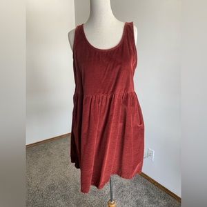 American eagle Corduroy Babydoll Mini Dress